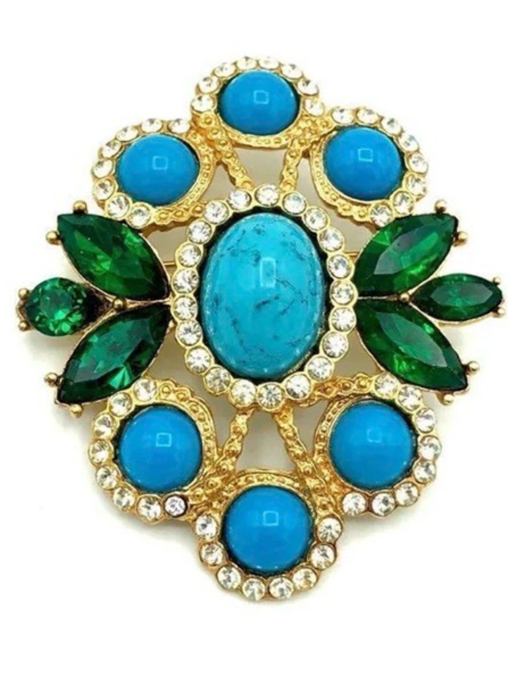 #251 Vintage Sarah Coventry Maharani Pendant/ Brooch